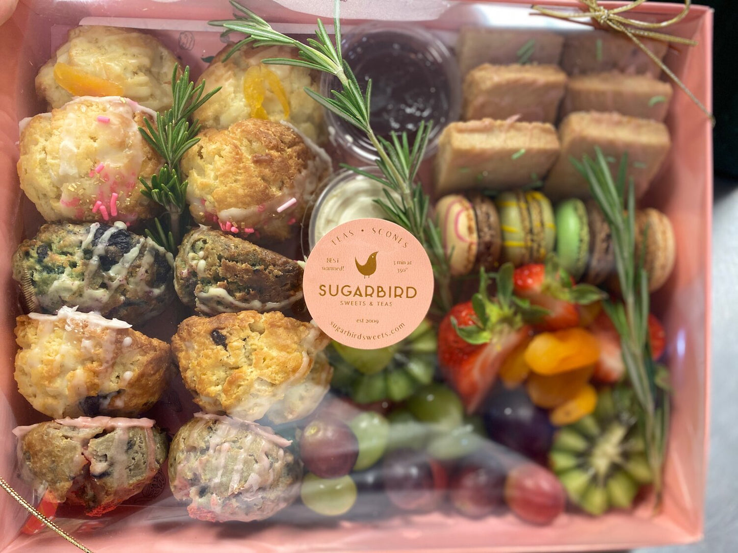 Tea Party Package (VEGAN + WHEAT FREE OPTIONS). LOCAL PICK UP + DELIVERY ONLY