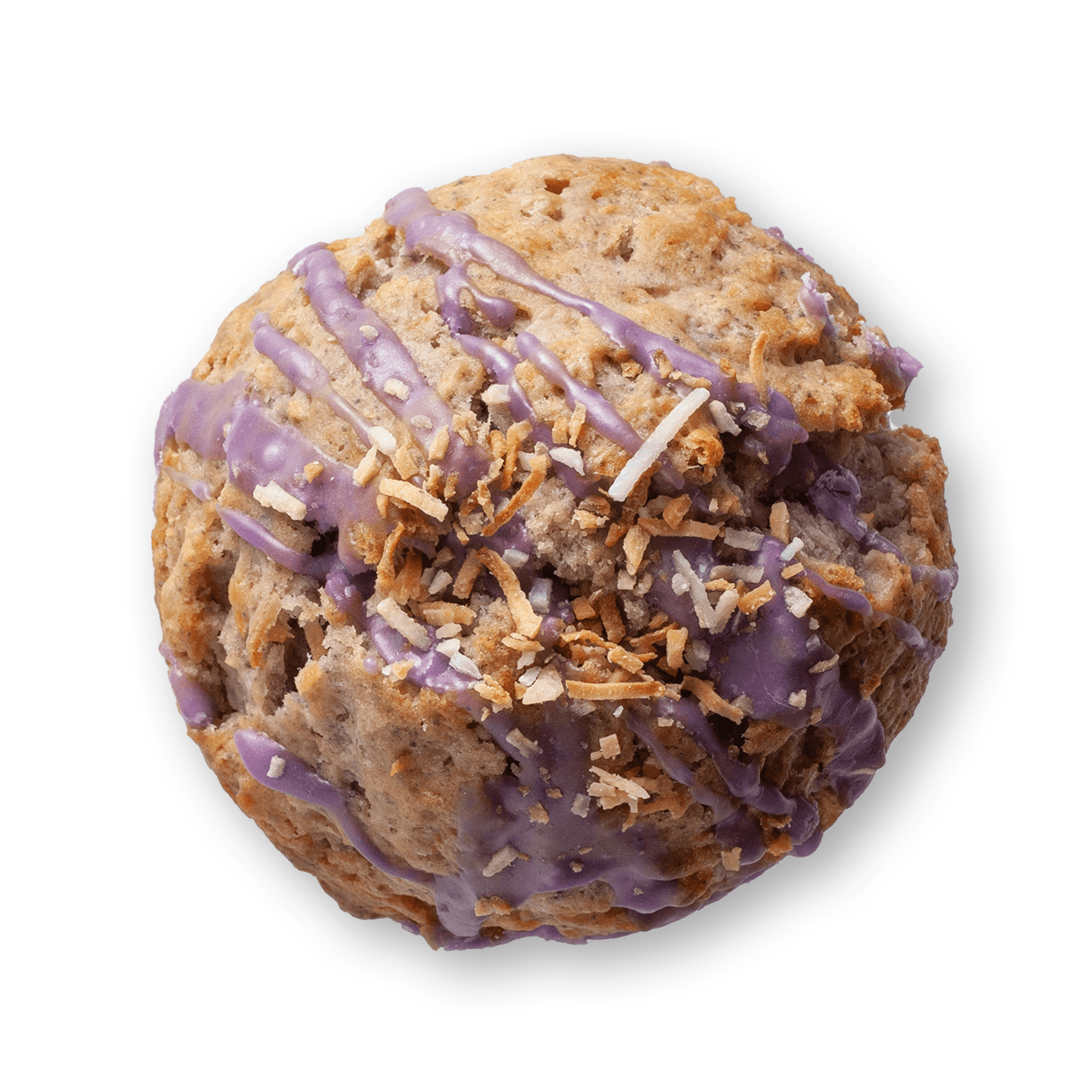 Mini Baked Ube Coconut Scone
