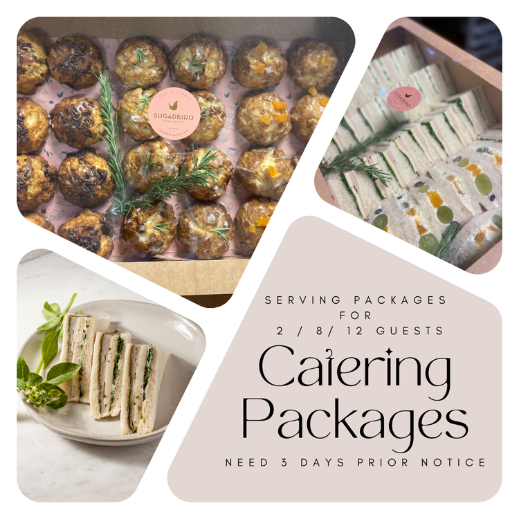 CATERING PACKAGE: Tea Sandwiches | Mini Scones | Mini Desserts